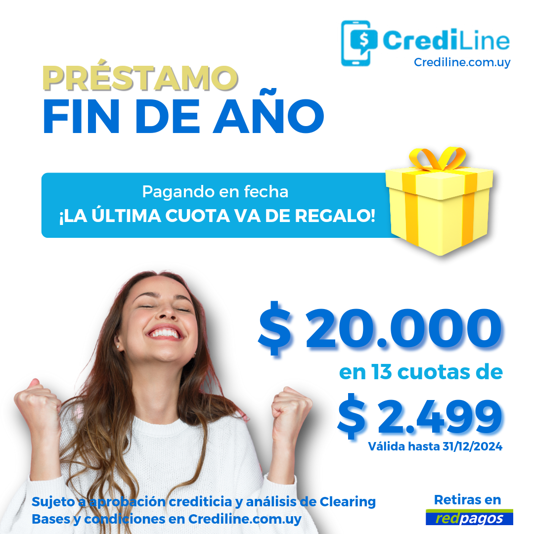 préstamo financiera uruguaya Crediline